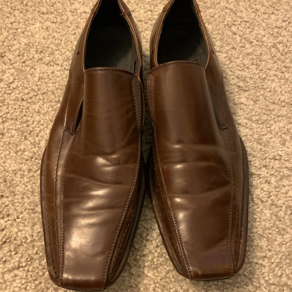 Aldo brown men dress shoes
